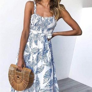 NWOT Boho Spaghetti Strap Midi Dress